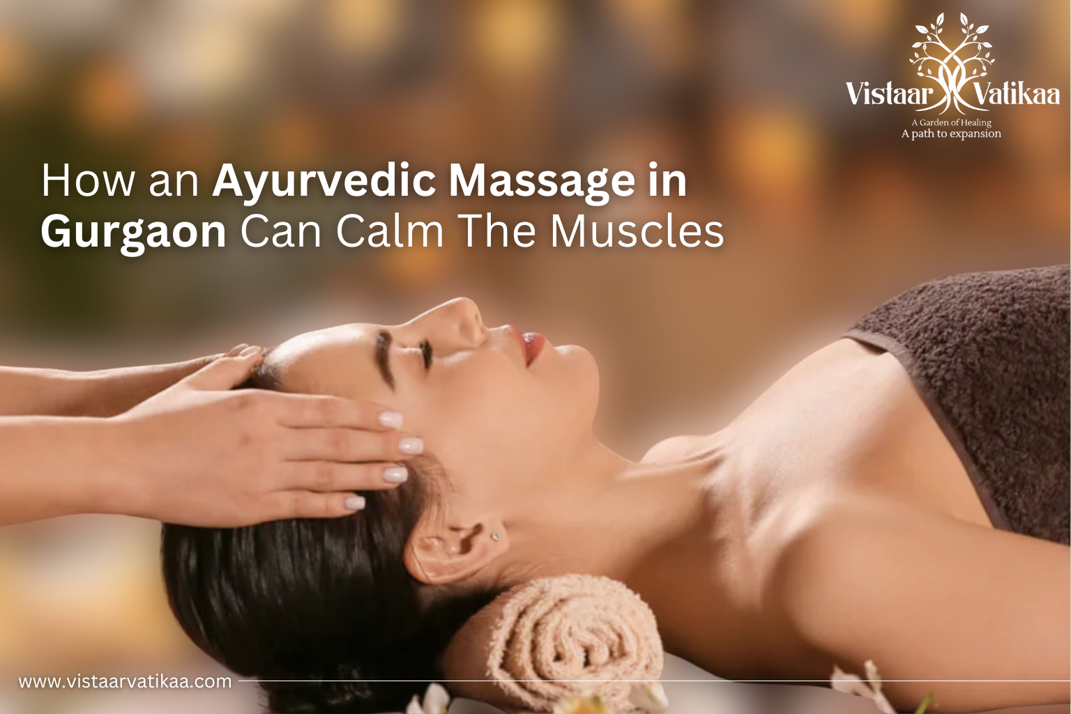 Ayurvedic massage for muscle relaxation and holistic wellness